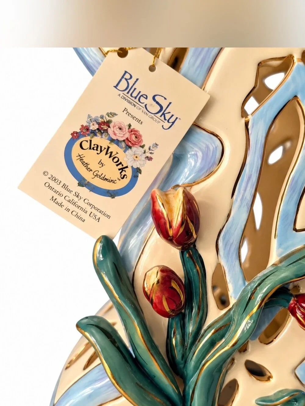 Blue Sky glazed ceramic
